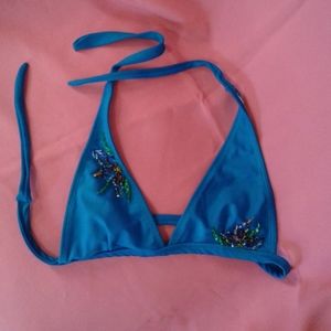 Beaded bikini top
